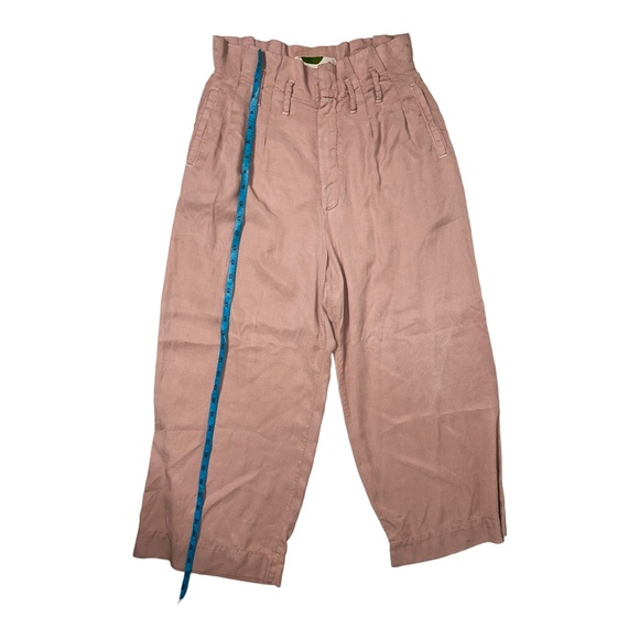 Anthropologie l High Rise Cropped Blythe Wide Leg Pants Size 4 - Picture 5 of 11